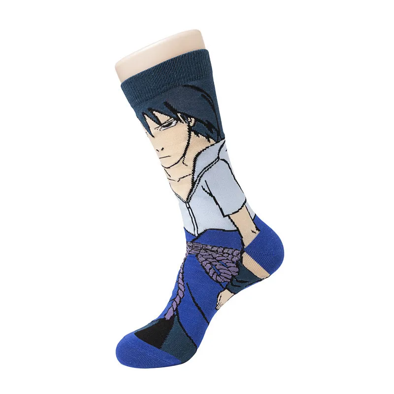 Носки с принтом аниме Midoriya izku Wonder Woman Uchiha Sasuke All Might Flash милые забавные персонализированные мужские хлопковые носки для влюбленных