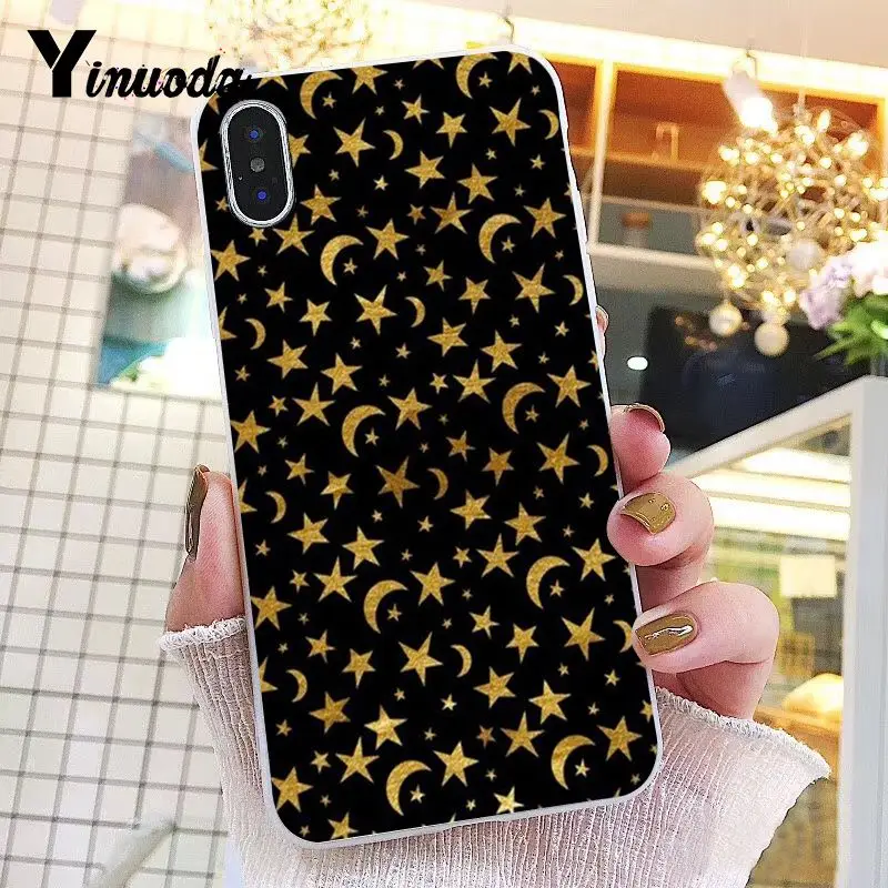 Yinuoda Солнце Луна звезды новое поступление чехол для телефона iPhone 8 7 6 6S X XS MAX 5 5S SE XR