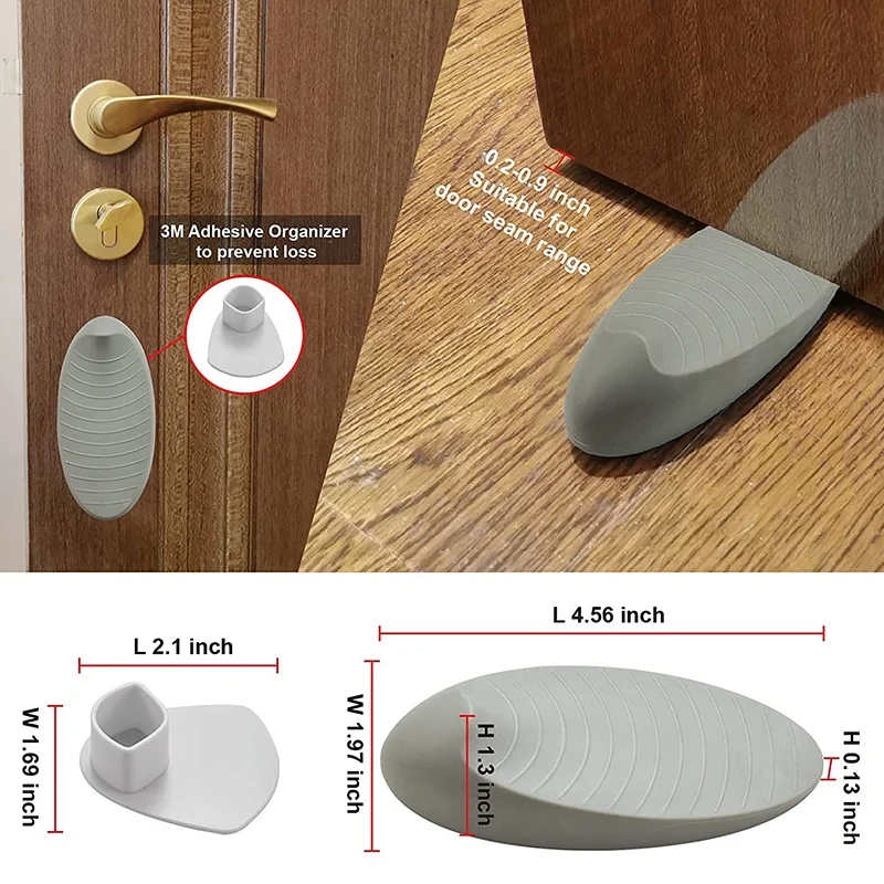 Резиновые заглушки для дверей дверных клинов сверхпрочные дверные ограничители