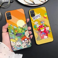 chuckie finster reptar soft phone case for samsung s6 7edge 8 9 10e 20plus s20 ultra note8 9 10pro a72018 tempered glass