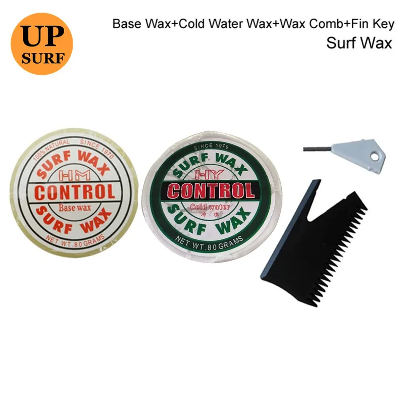 

Surfboard Base Wax+warm/Tropical/cool/cold waxWater Wax and surf wax comb with fin key natural surf wax