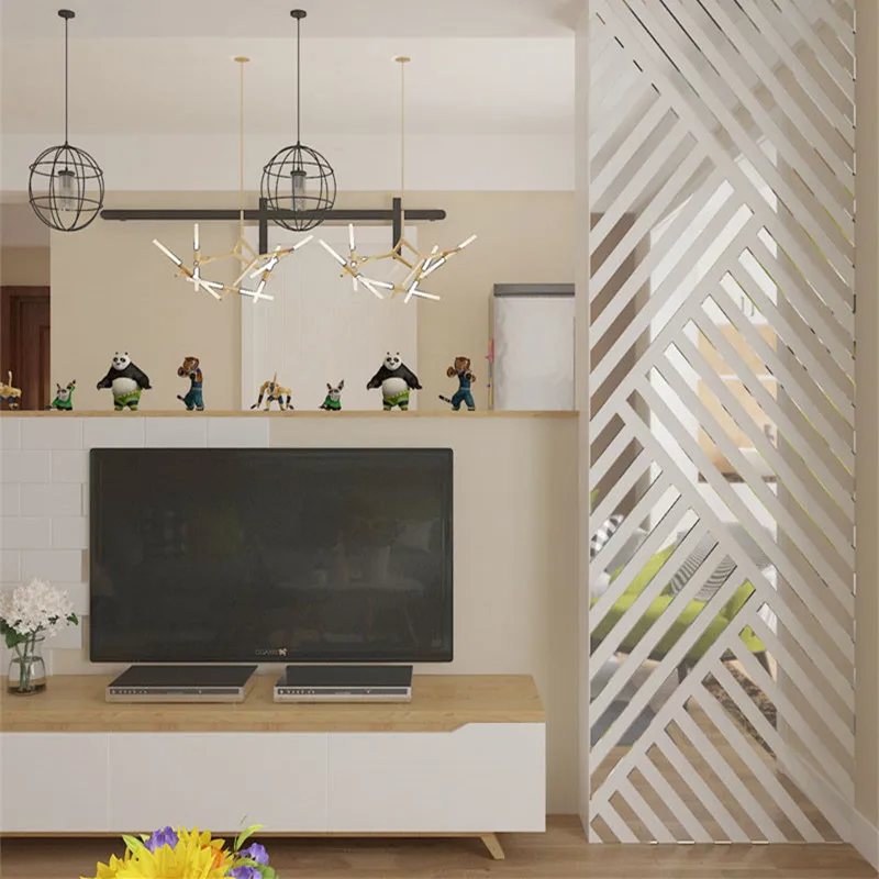 Большой прямоугольный узор акриловые 3D Зеркальная Наклейка гостиная Спальня