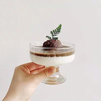 simple ice cream bowl yogurt bowl pudding bowl dessert cup milkshake cup ice hockey cup
