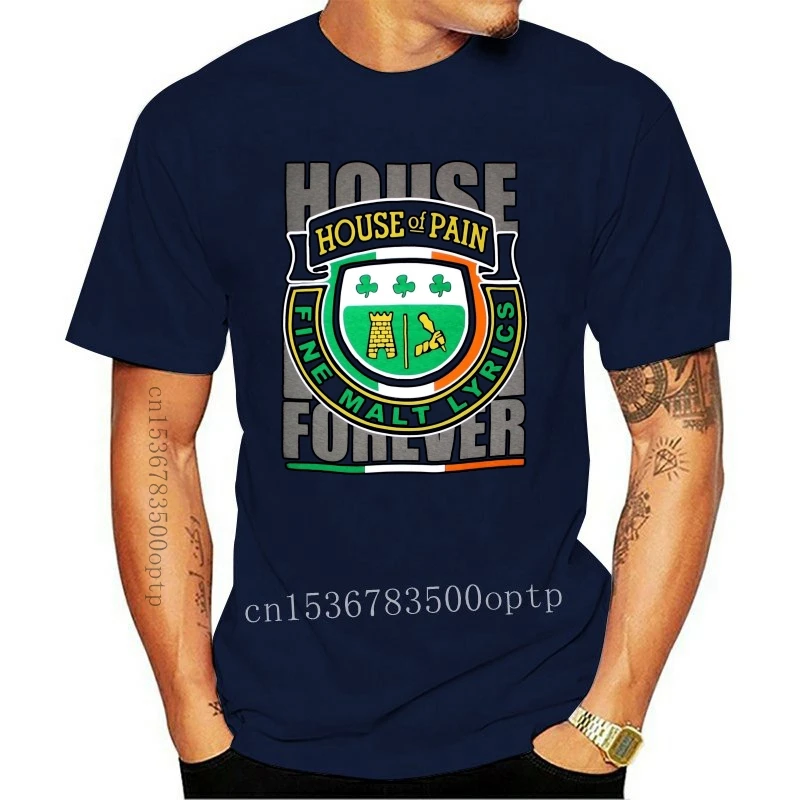 

New HOUSE OF PAIN FOREVER FINE MALT LYRICS DJ LETHAL 2021 BLACK T-SHIRT Summer T-Shirt Brand Fitness Body Building