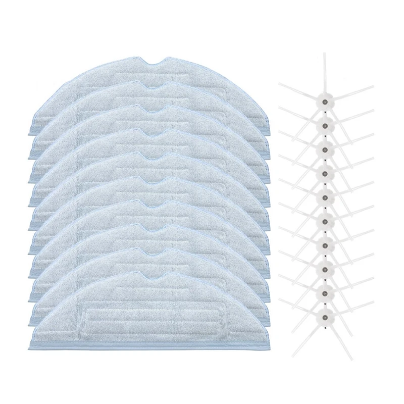 

20Pack Mopping Cloths Side Brush for Xiaomi Roborock S7 T7S T7Plus T7Splus Robot Vacuum Cleaner Spare Parts