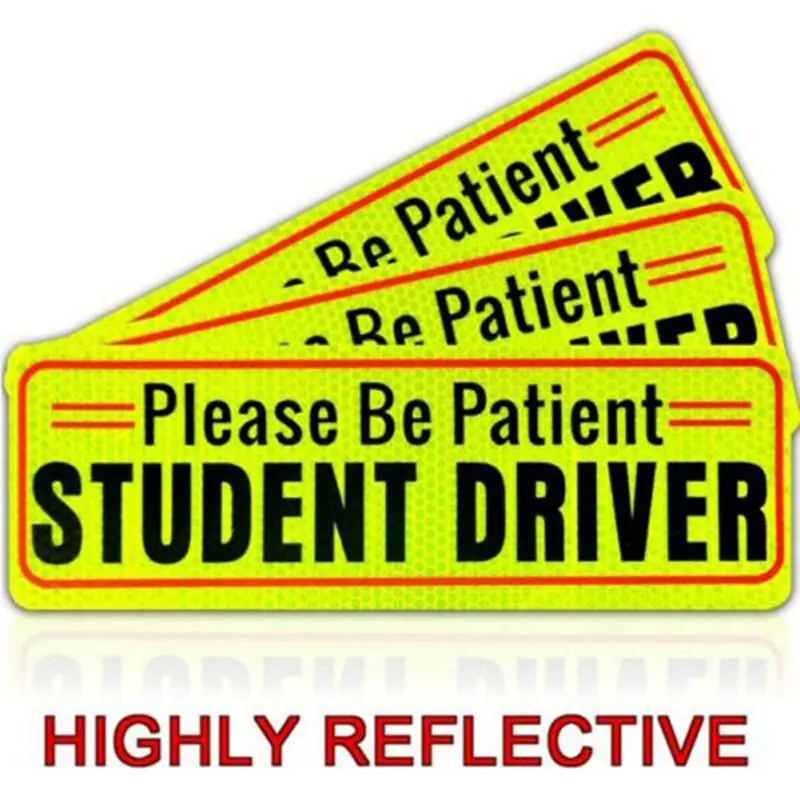 1 шт. светоотражающие магнитные автомобильные знаки для начинающих|Наклейки на