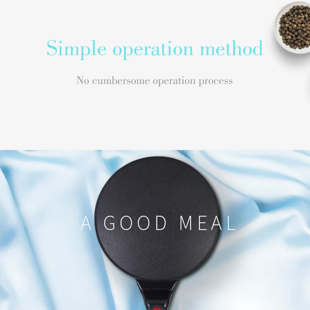 Электрическая креповая машина для приготовления завтрака пиццы блинов выпечки