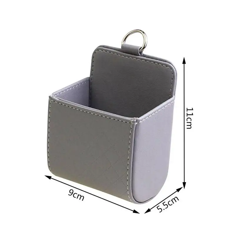 

Portable Car Air Outlet Storage Box Car Phones Holder Car Vent Styling Air Interior Accessories Bucket Storage Hanging X7V8