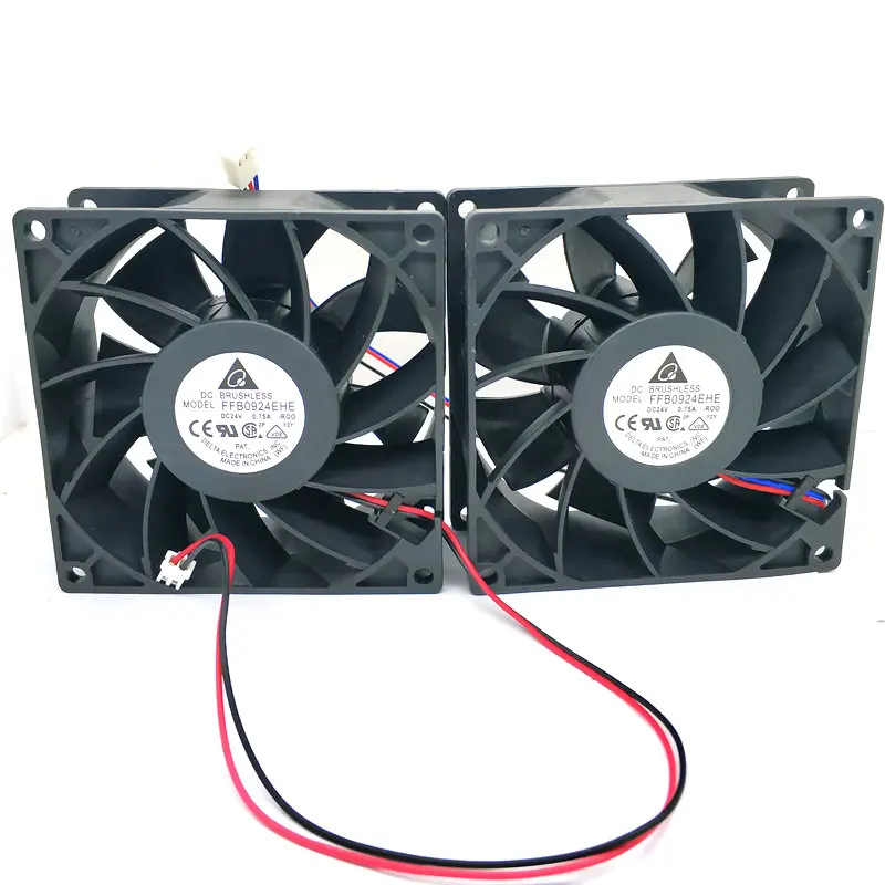 

9CM 92*92*38MM 9238 24V 0.75A FFB0924EHE 2,3WIRE F00 R00 Cooling fan