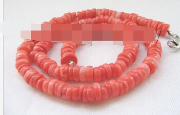 

huij 004715 Beautiful 8mm pink coral necklace