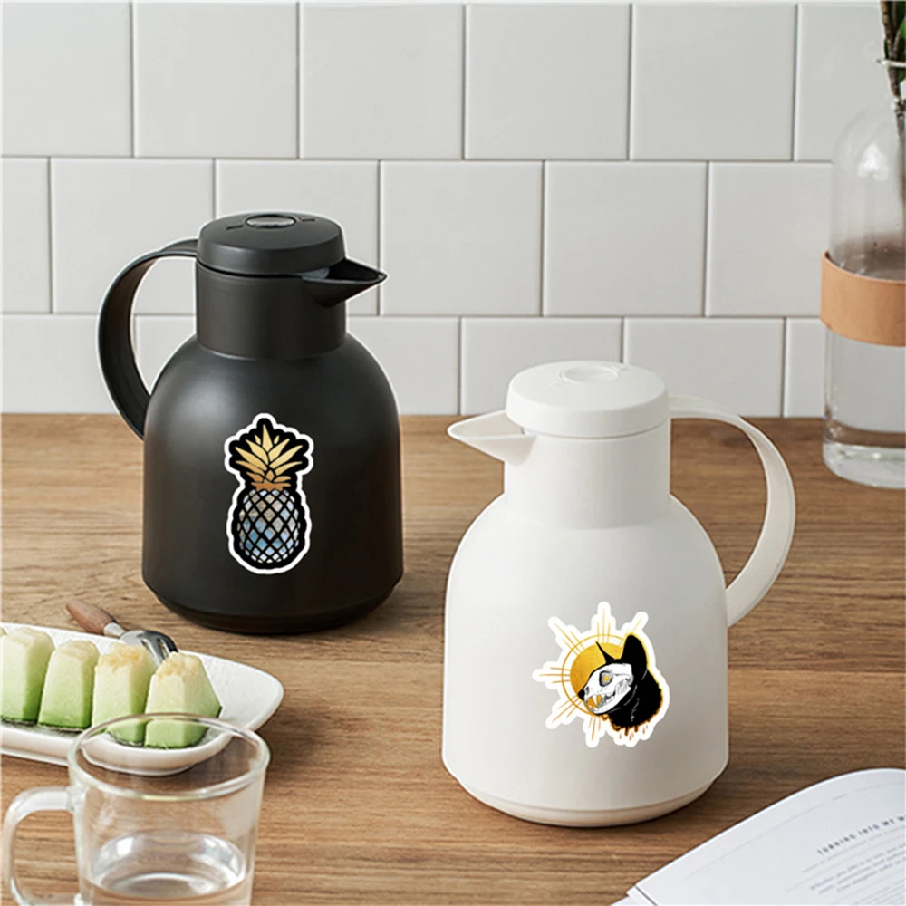 50 шт. Новый Черного и золотого цвета Лазерная блестящие наклейки для