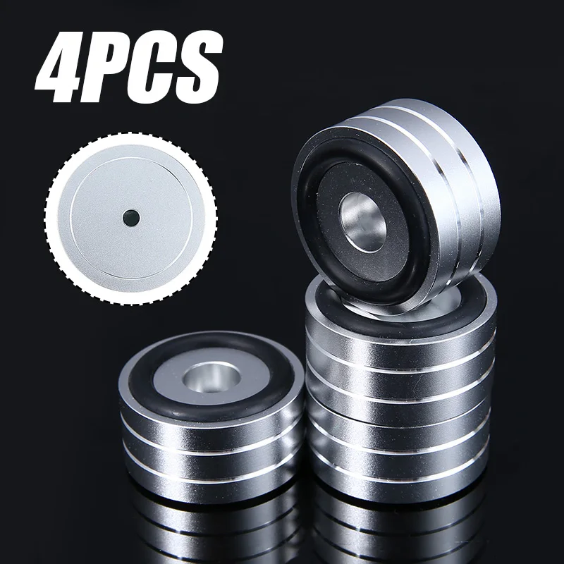 4 шт. алюминиевый изоляционный коврик для ног профессиональный динамик вертушка