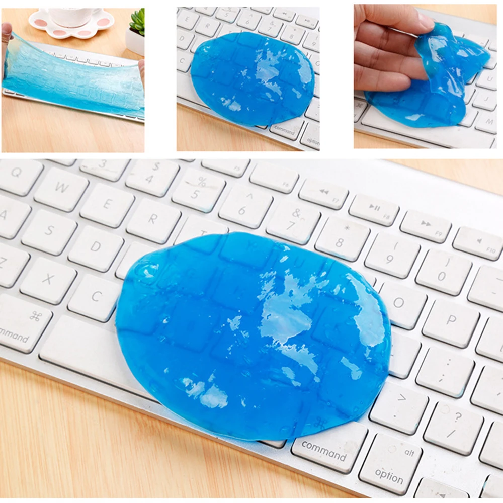 60ml Slime for Keyboard Cleaner Magic Super Gel Dust Clean Clay Mud Supplies Toys for Keyboard Laptop USB Cleanser Glue Gifts images - 6