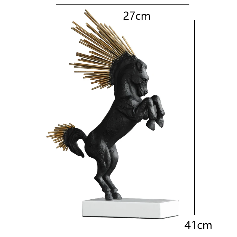 Абстрактная скульптура статуэтка орнамент лошадь подставка на белом мраморе