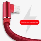1 м кабель с разъемом USB Type-C (под углом 90 градусов) нейлоновый плетеный кабель для быстрой зарядки передачи и зарядное устройство для передачи данных Type-C USB кабель для Samsung Oneplus Huawei Xiaomi USB-C кабель