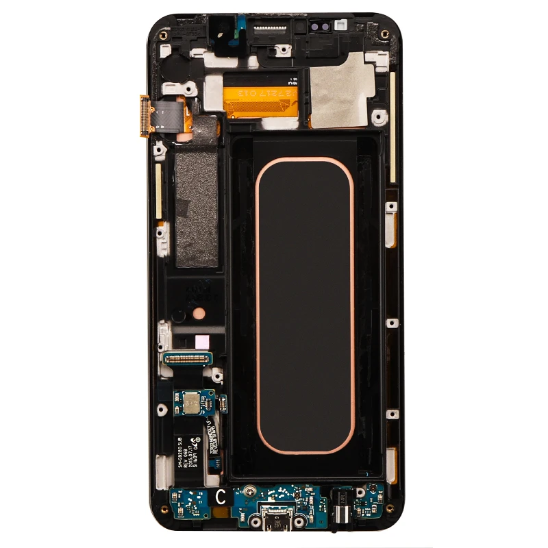 100% Оригинальный Super AMOLED ЖК-дисплей для SAMSUNG Galaxy s6 edge plus дисплей G928 G928F сенсорный