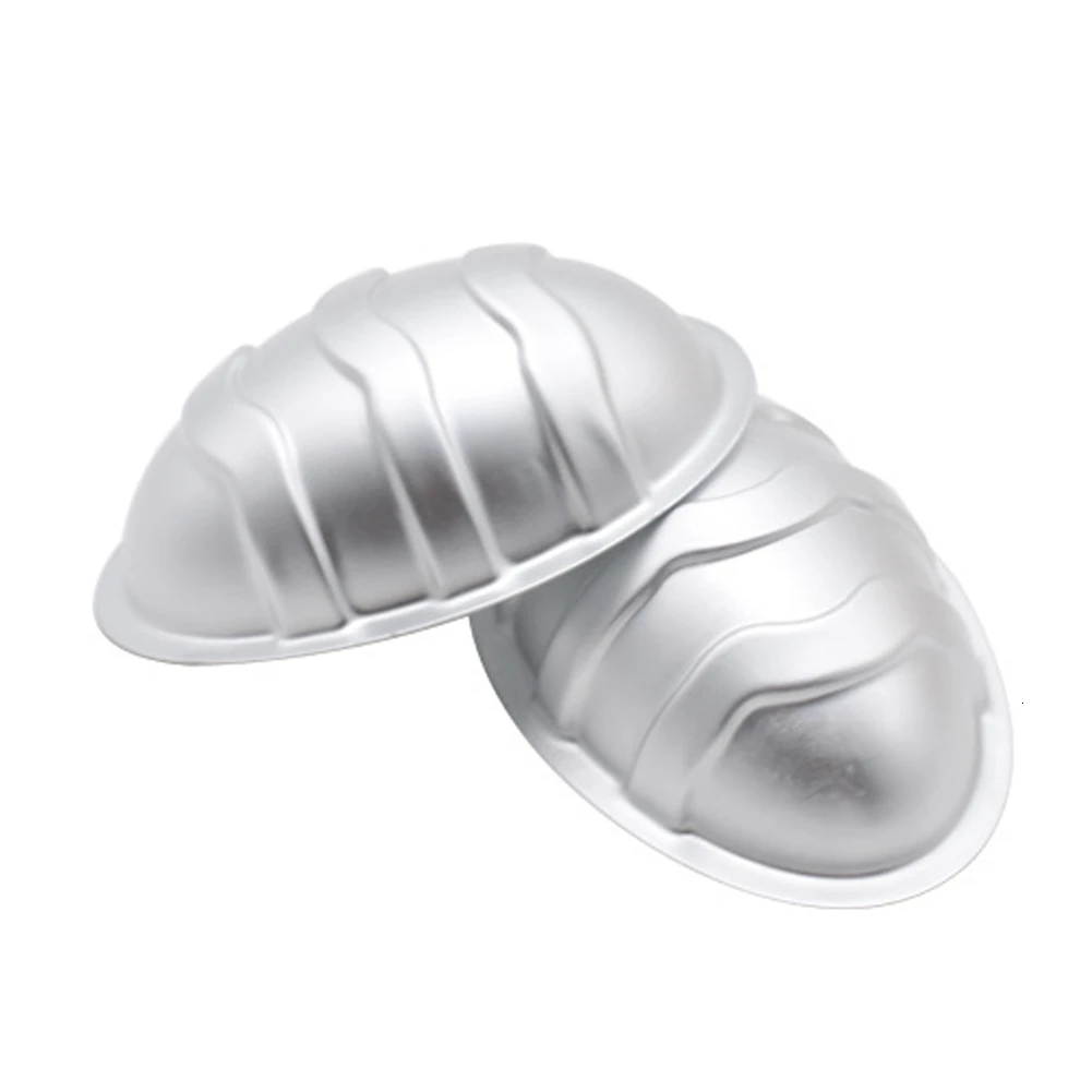 3D пасхальное яйцо металлический алюминиевый сплав форма помадка для шоколадного