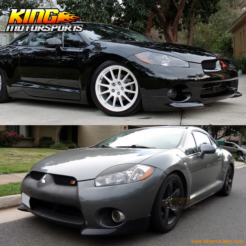 Подходит для 06 08 2007 Mitsubishi Eclipse OE заводской Стиль переднего бампера губ сплиттер