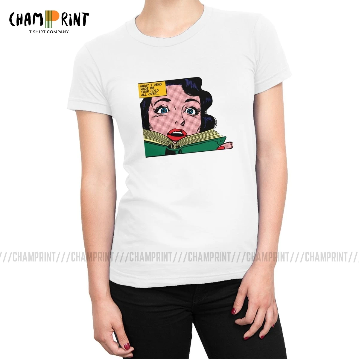 

Women What I Read Turned Me Cold T-shirt Pop Art Tshirt Chic Short Sleeve Pure Cotton Tops Tees 2019 Female Clothing Graphic