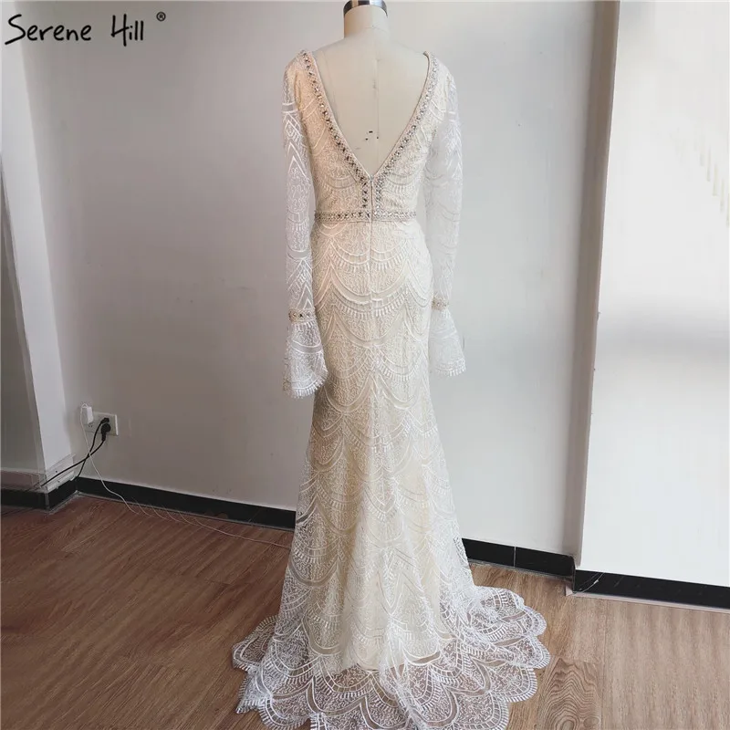 Дубай v образным вырезом сексуальные длинные рукава вечерние платья 2021 последний