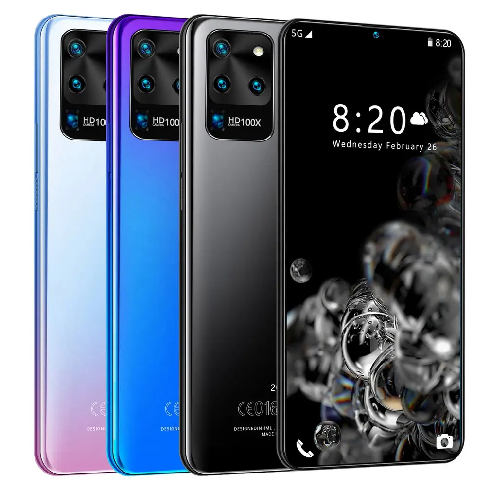 

7.3-inch large screen S20U smartphone 2GB RAM+16GB ROM Dual SIM Single Mode smartphone Support memory card