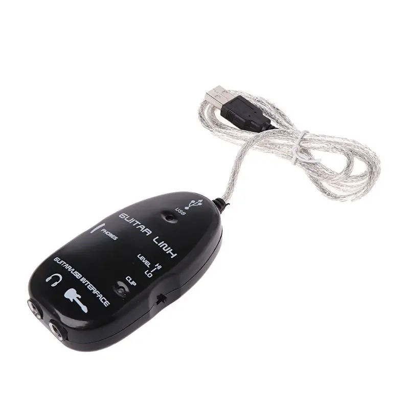 Оптовая продажа хит кабель для гитары аудио USB интерфейс адаптер MAC/PC музыкальная