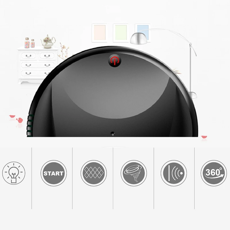 Charging Version Automatic Smart Cleaning Robot Dust Sweeper Vacuum Cleaner Auto Machine Black | Бытовая техника