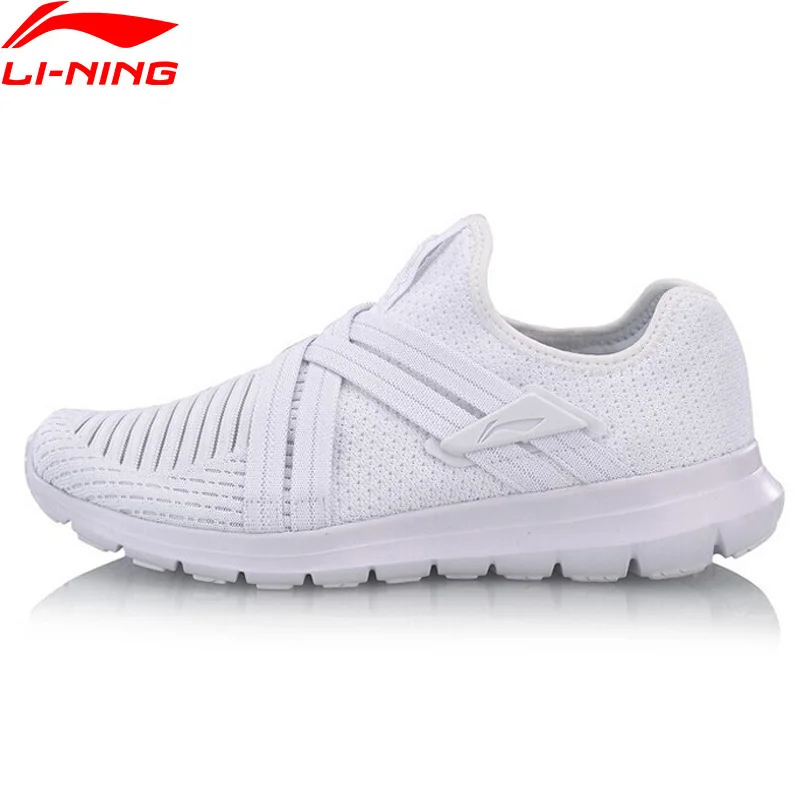 Li-Ning Для мужчин FLEX RUN V2 Беговая обувь на плоской подошве с гибкой светильник Вес