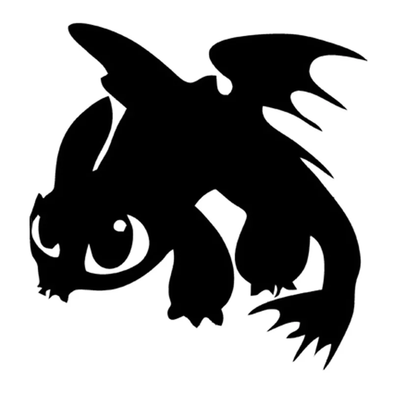 

Автомобильная наклейка с мультяшным драконом 13 см * 12 см, автомобильная форма, мотоциклетная наклейка, покрытая царапинами, водонепроницаем...