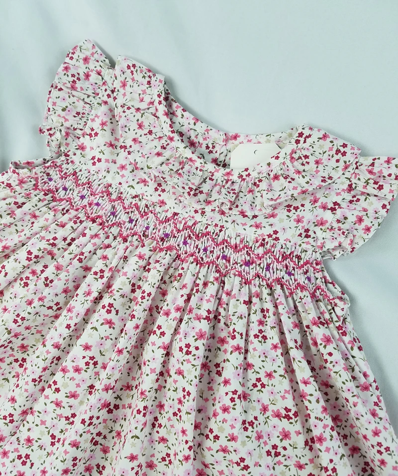 2021 Осень Лето одежда для малышей из хлопка девочек платье принцессы с оборками и