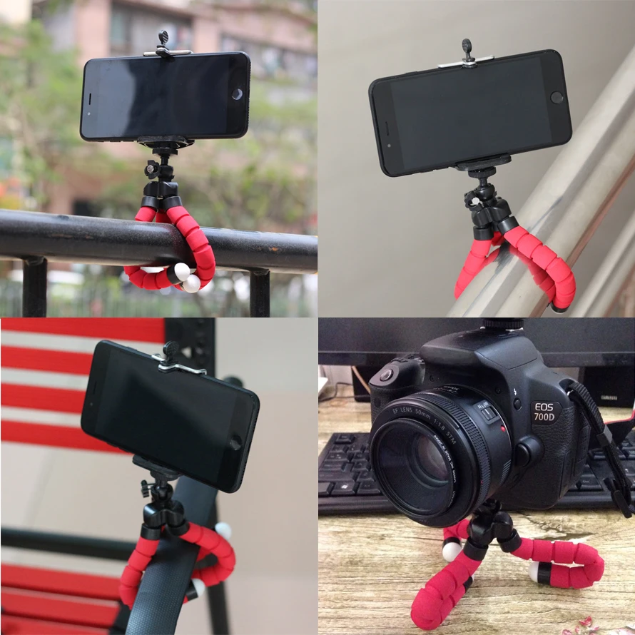 

Universal Phone Holder Tripods Phone Mobile Camera Desk Holder Flexible Octopus Smart Phone Tripod for IPhone 11 Samsung Huawei