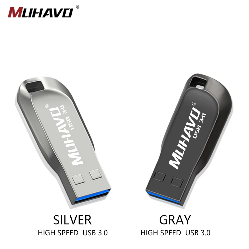 Высокая скорость USB 3 0 Металлический флеш-накопитель 128 ГБ 16 водонепроницаемая