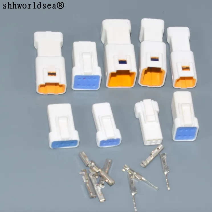 

Worldgolden 2 3 4 6 8Pin Штекерный гнездовой автомобильный разъем корпус с клеммой для 02R-JWPF-VSLE-S 02T-JWPF-VSLE-S