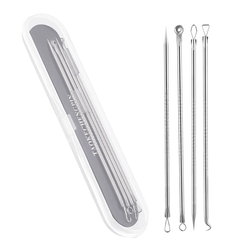 

CkeyiN Vacuum Blackhead Remover+4Pcs Acne Needle Blackhead Extractor Facial Cleaning Brush Pore Pimple Skin Tag Nose Cleansing