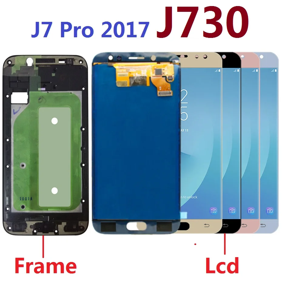 ЖК-дисплей для Samsung Galaxy J7 Pro 2017 J730F SM-J730F/G/GM/FN/DS J730FN/DS сенсорный экран дигитайзер