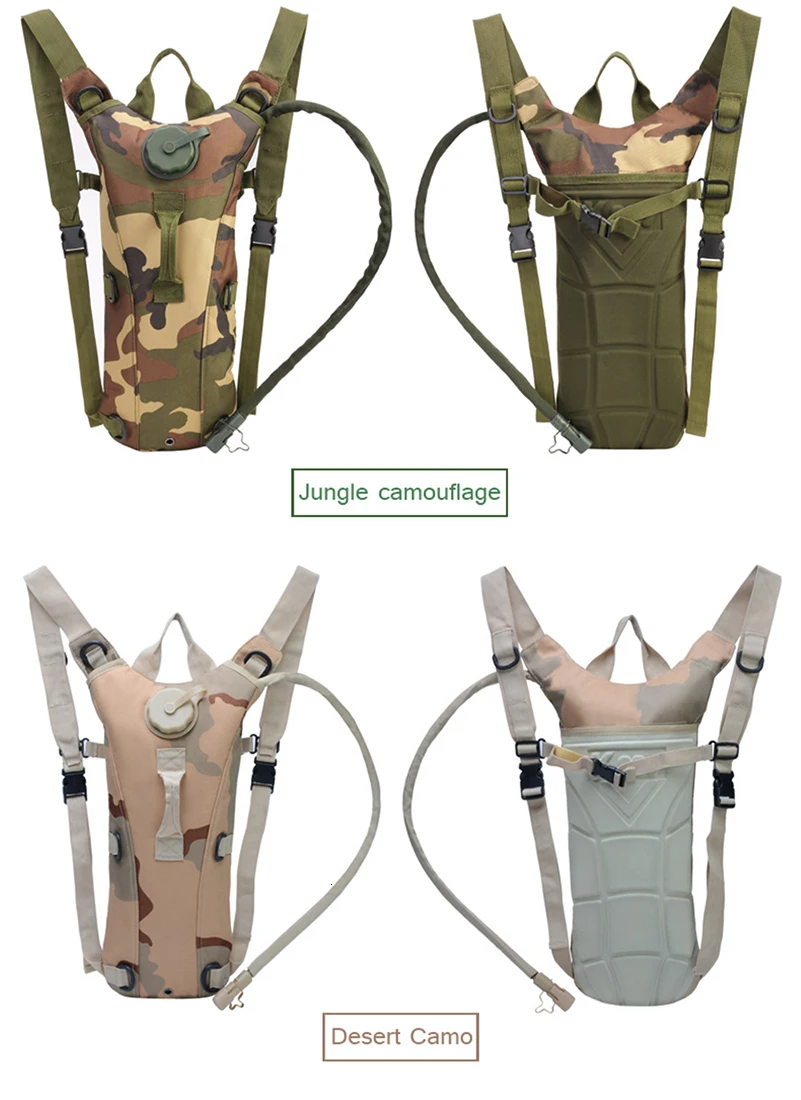 Molle военный тактический рюкзак для воды, сумки для велоспорта, походов на открытом воздухе, походов, охоты, сумка для воды, рюкзак для альпинизма