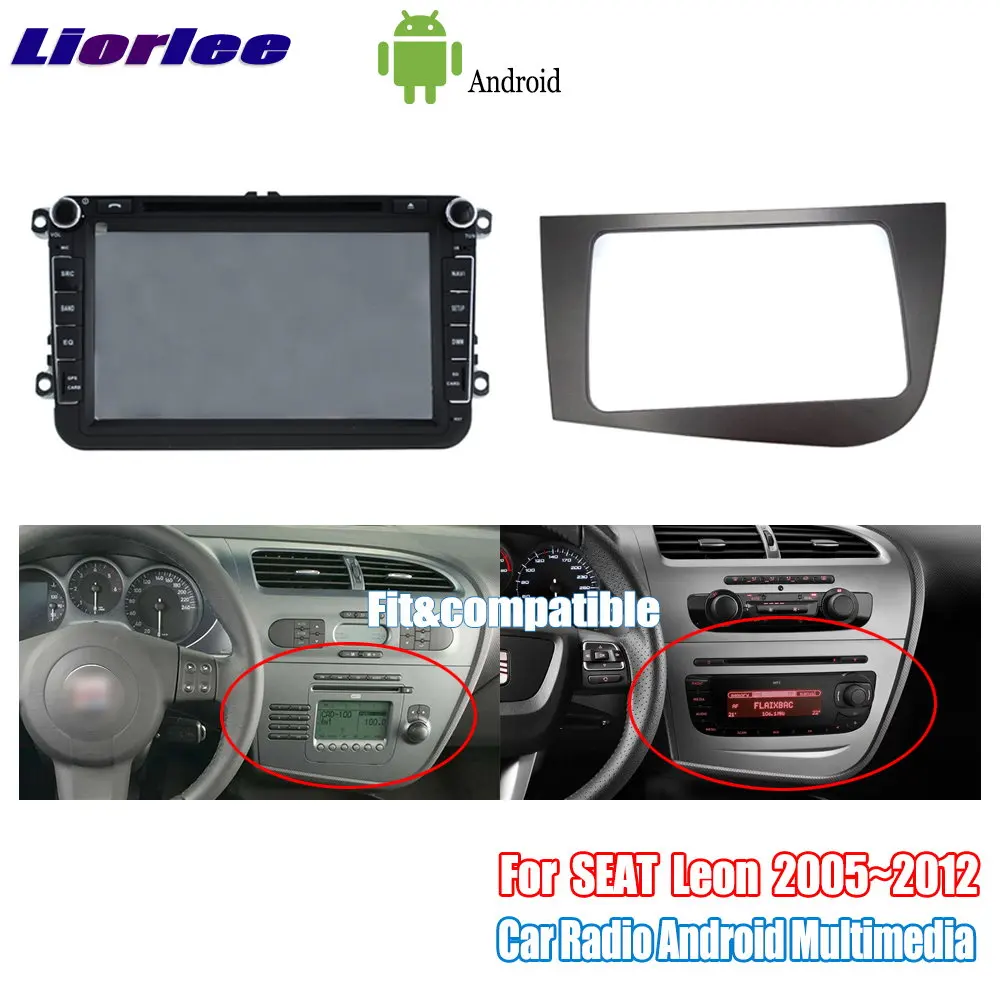 

For SEAT Leon 2005-2012 Car Android Radio GPS Navi Navigation DVD CD Player Stereo BT HD Screen Multimedia