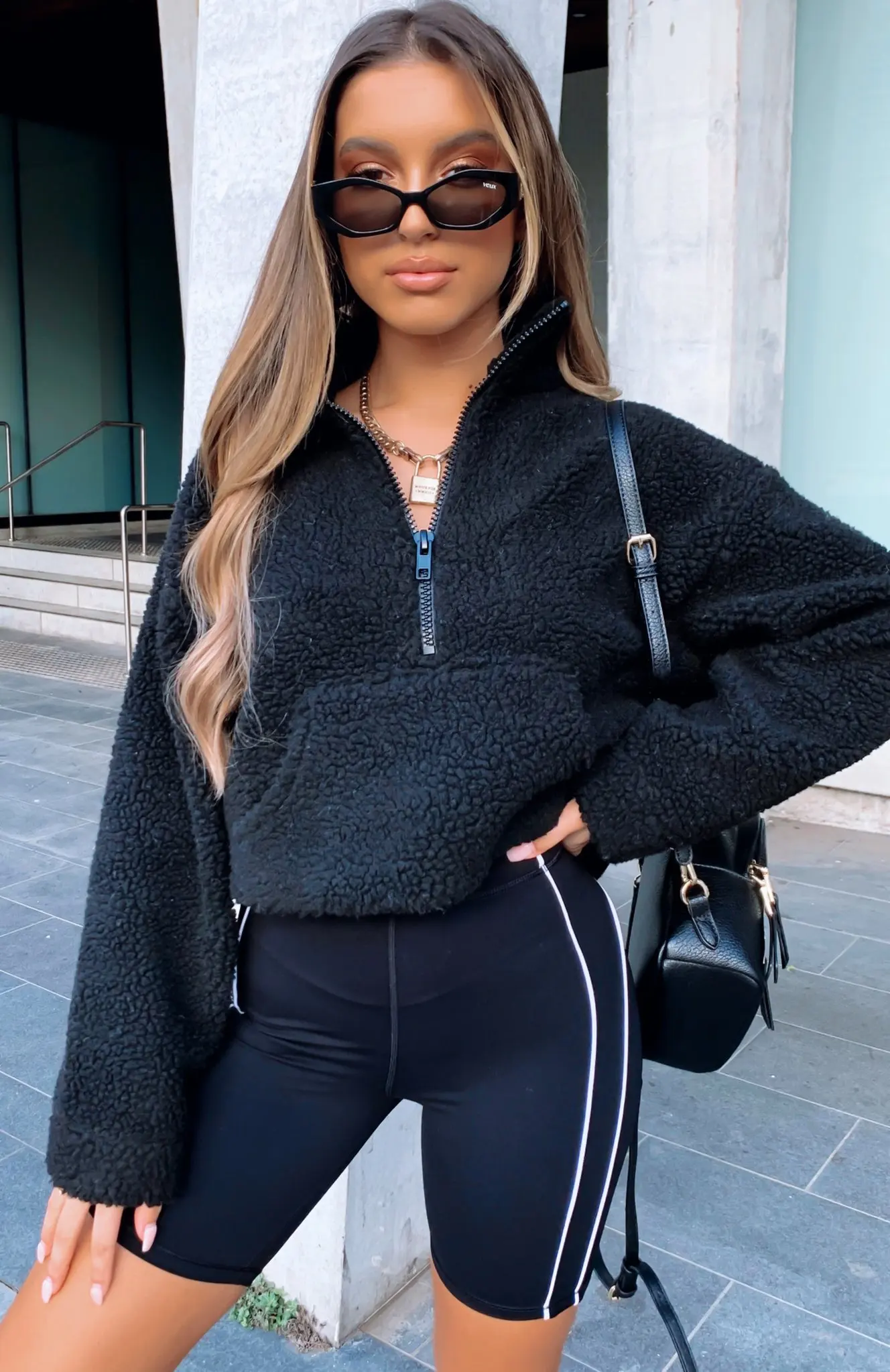 

Модный женский осенне-зимний флисовый теплый пуловер Топ с длинным рукавом толстовки и Свитшот элегантная женская уличная одежда