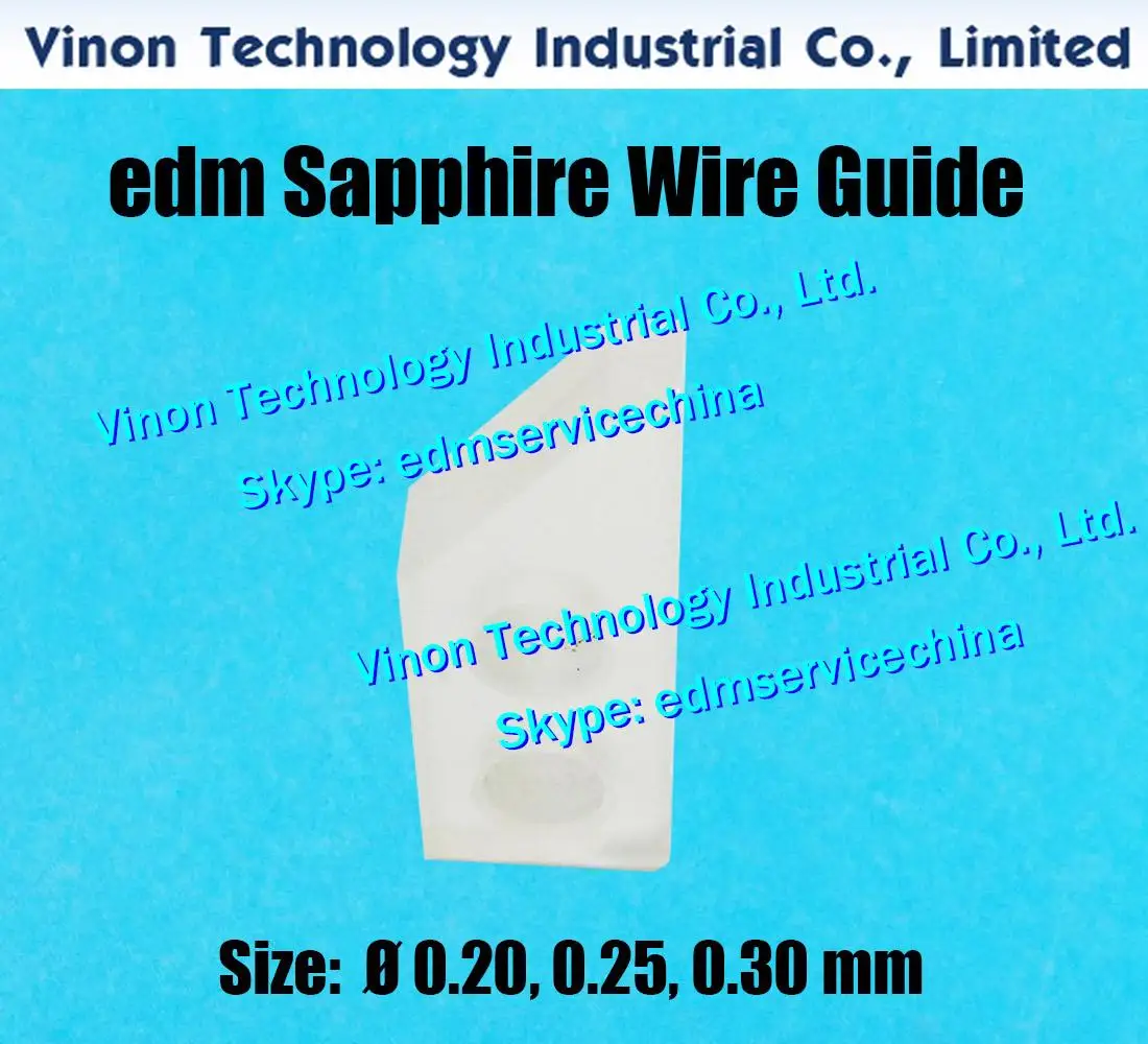 

Ø0.30mm Sapphire Wire Guide A103 4EC80A422-1 for Makino EE3,EE6,EE8,EQF5,U32,U53 wire cut edm machines. M akino 4EC.80A.422