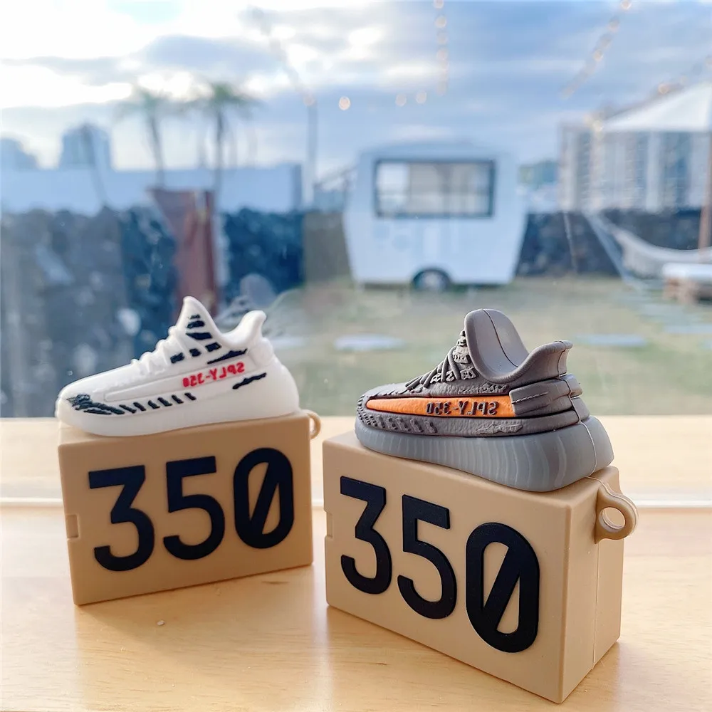 

New 350 shoes Box Earphone Case for Airpods 1 2 pro Cool Silicone Fashion Sports brand headphone Protective Cover Accessories