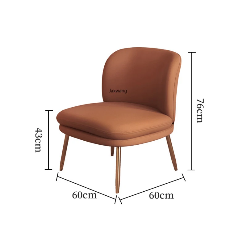 

Nordic Dining Chairs Fabric Wrought Iron Modern Minimalist Kitchen Furniture Household Fabric Soft Seat Ins Leisure Dining Chair