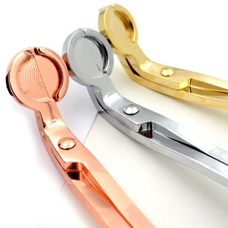 

Candle Wick Trimmer Oil Lamp Trim scissor Cutter Snuffer Tool Hook Clipper 17CM Stainless Steel 2021