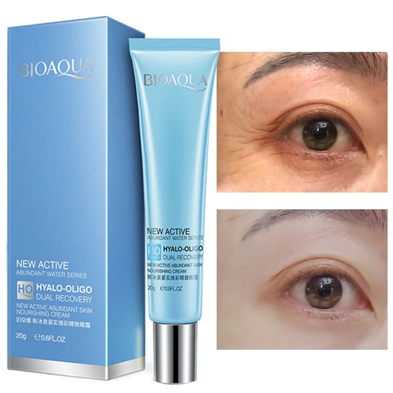 

Eye Cream Remove Dark Circles Puffiness Fine Lines Anti-Aging Hydrating Nourish Brighten Repair Sodium Hyaluronate Skin Care 20g