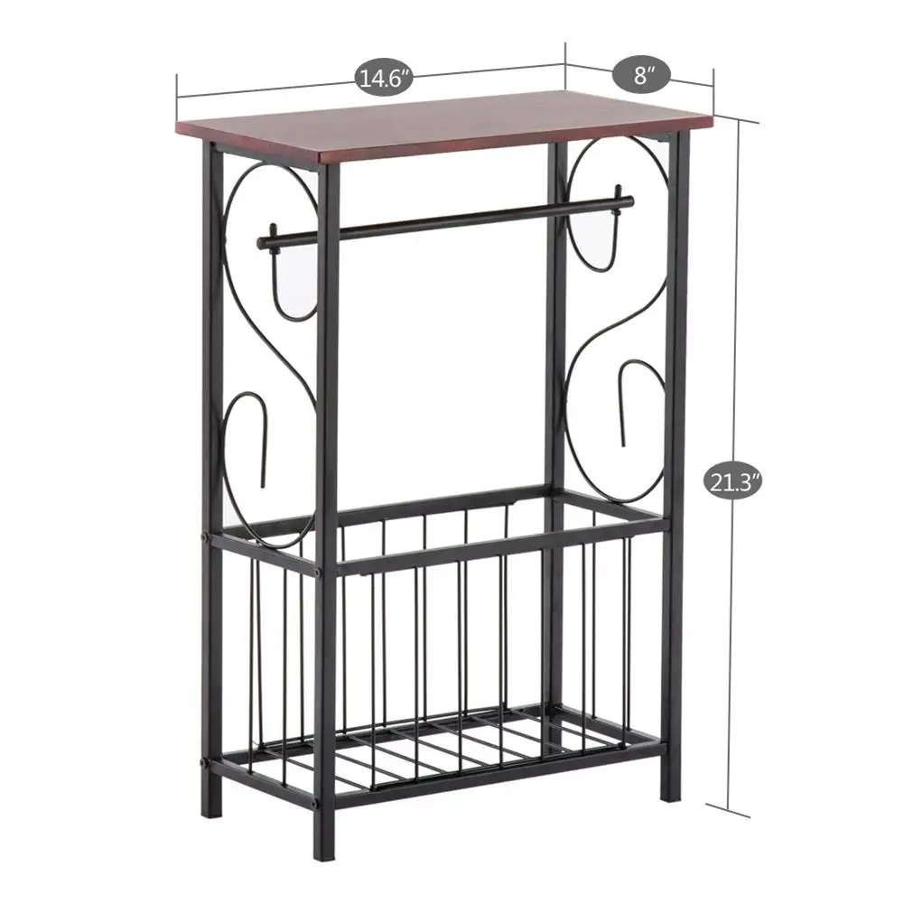 

37x20x54cm Multifunctional Bathroom Table Indoor Side Table Coffee Table Sofa Table