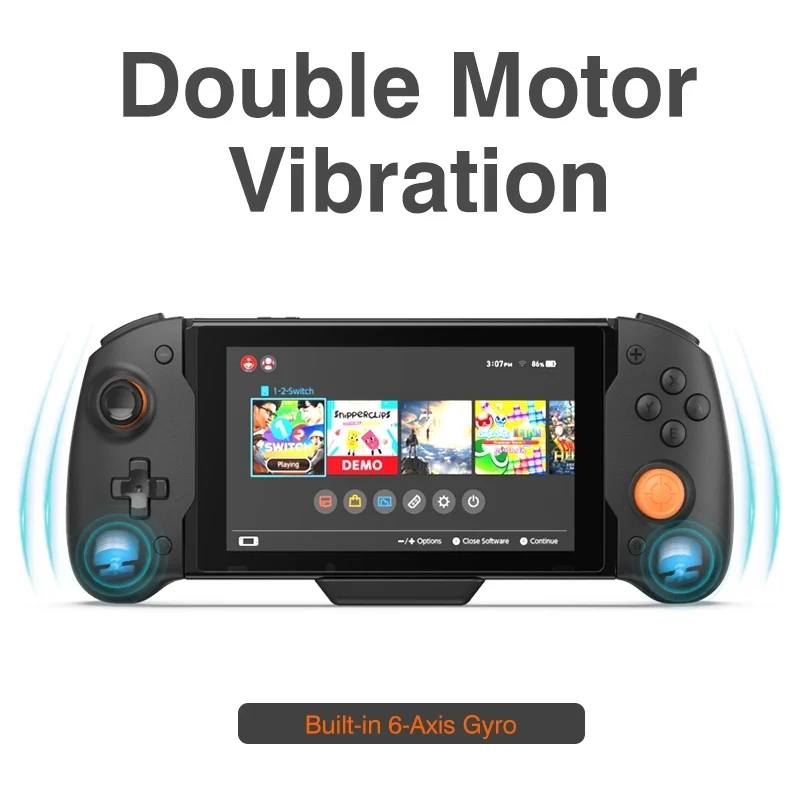 Wireless Gamepad Joystick Joypad Game Controller For NS Switch Dual Motor Vibration 6 Axis Gyroscope Gravity Sensor Pad | Электроника