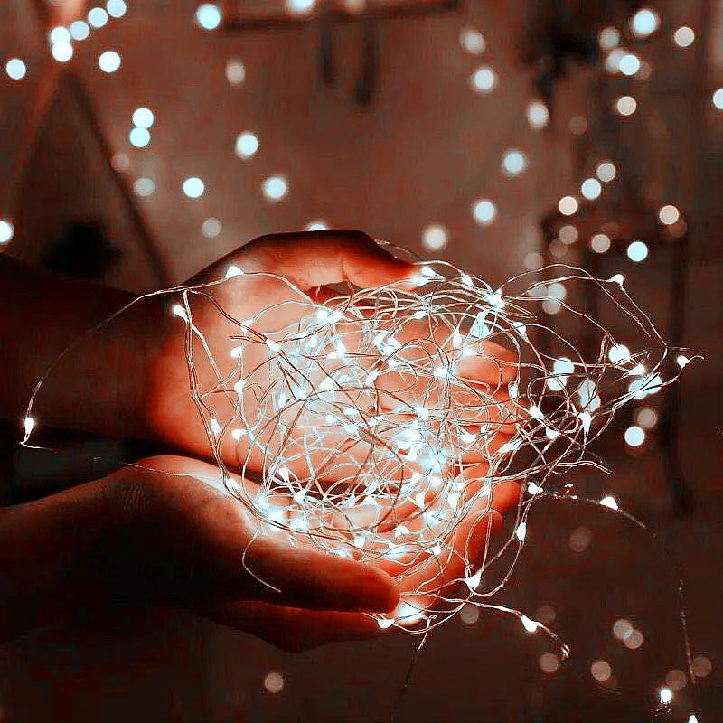 Светодиодная гирлянда на солнечной батарее 7 52 м 8 режимов|Светодиодные солнечные