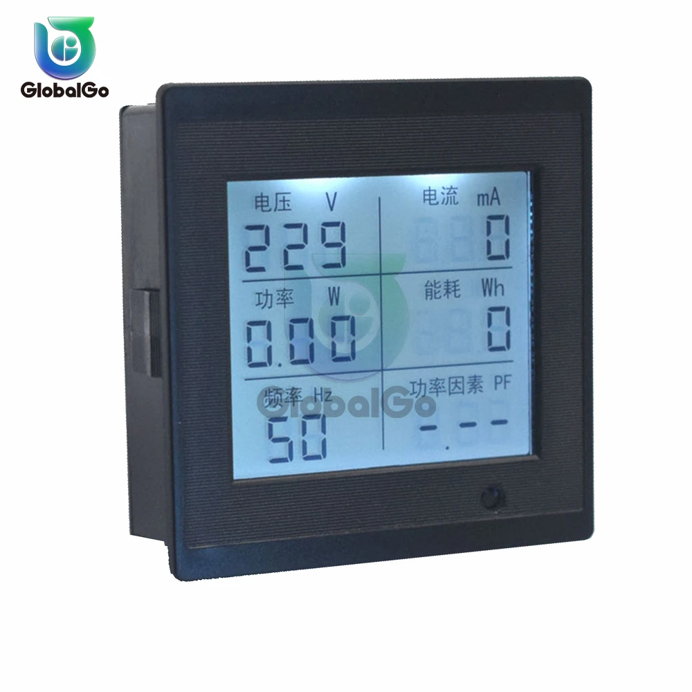 Измеритель электроэнергии переменного тока с цифровым дисплеем