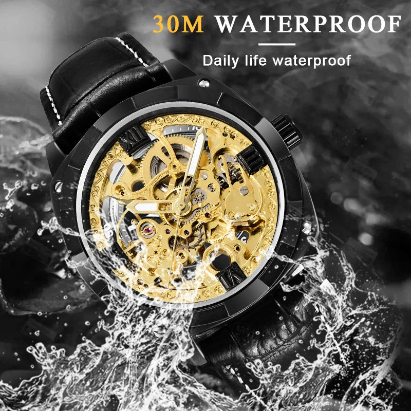 Часы наручные FORSINING Мужские механические автоматические армейские спортивные