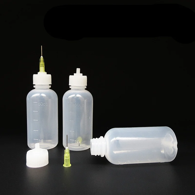 1 шт. 50 мл пустая E-liquid пластиковая канифоль флюс спиртовая бутылка для дозатора