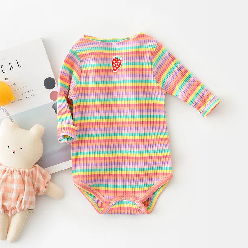 2020 Детский комбинезон для новорожденных одежда девочек на осень высокое